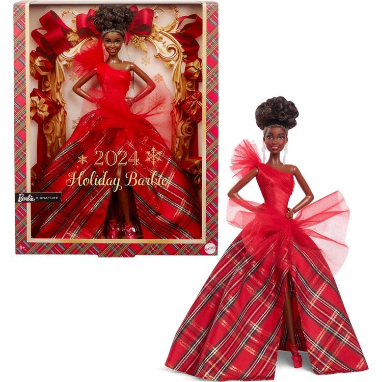 2024 Barbie Holiday Doll -  Black Hair - Image 5