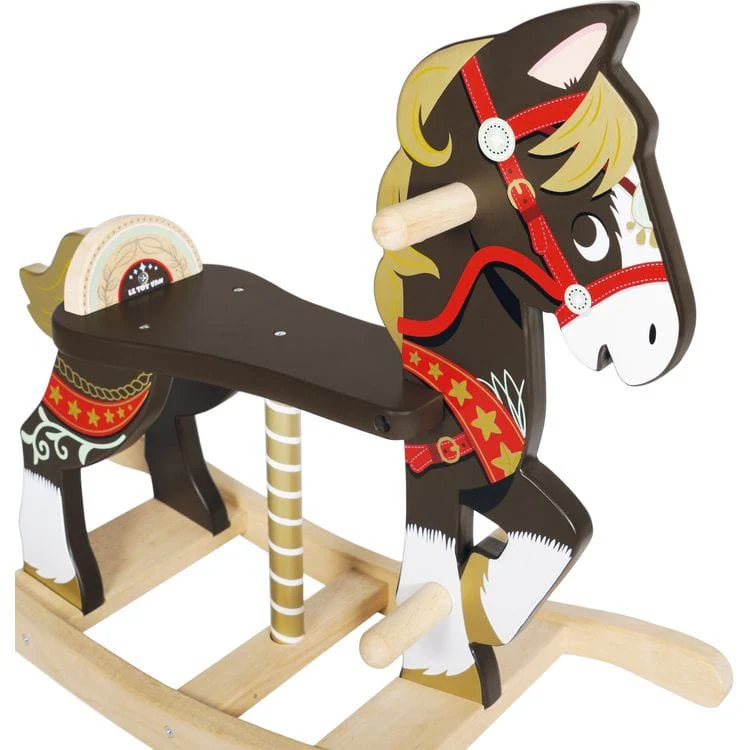 Classic Wooden Rocking Horse - Image 3