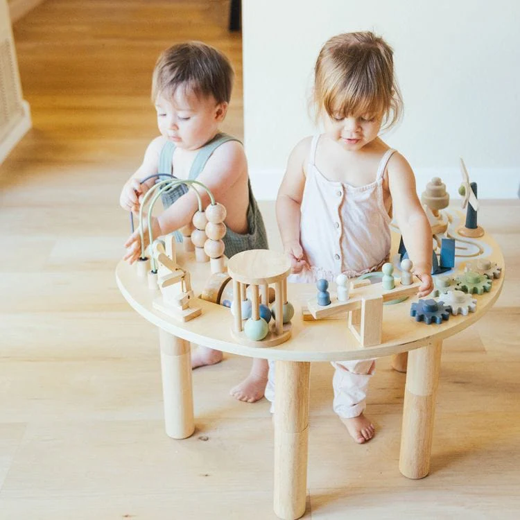 Hi-Lo Wood Activity Table - Image 3
