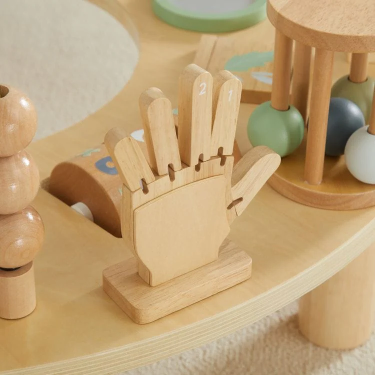 Hi-Lo Wood Activity Table - Image 5