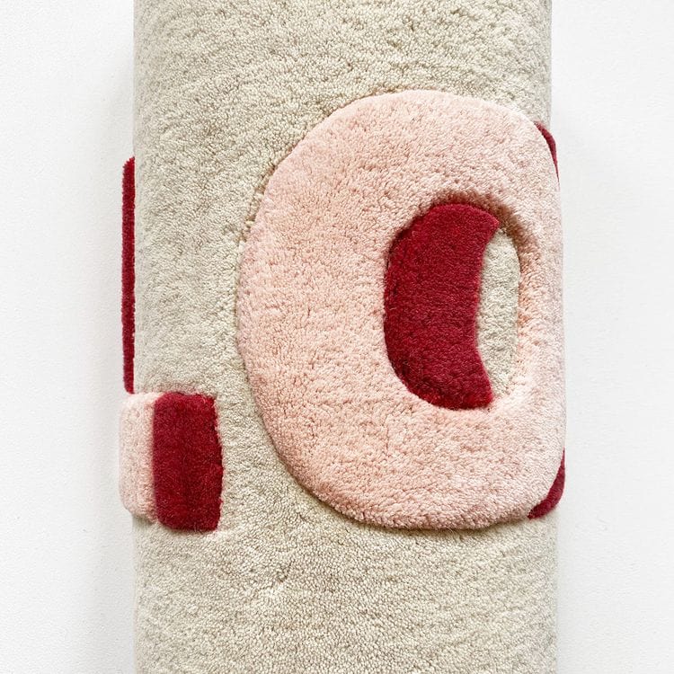 Love Rug - Cream/Red - Image 3