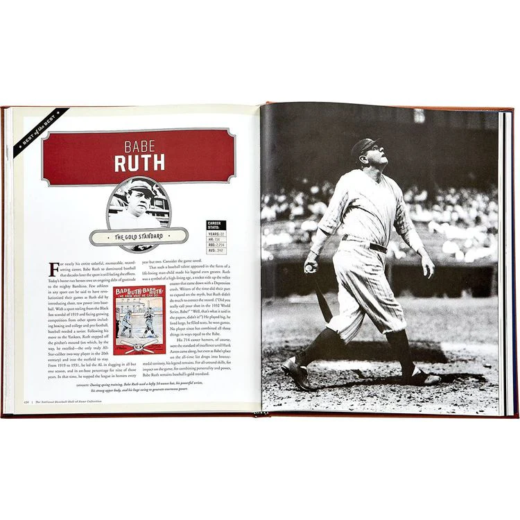 National Baseball Hall of Fame Book Leather Edition - Image 4