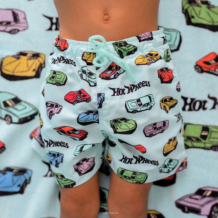Retro Hot Wheels - Boys Swim Trunks - Image 3