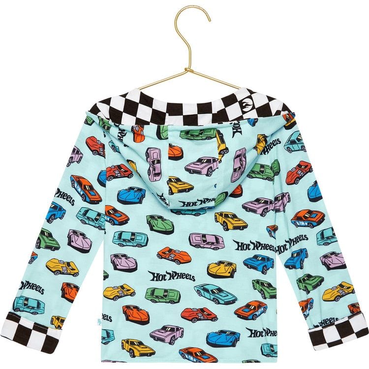 Retro Hot Wheels - Long Sleeve Reversible Kids Jacket - Image 5