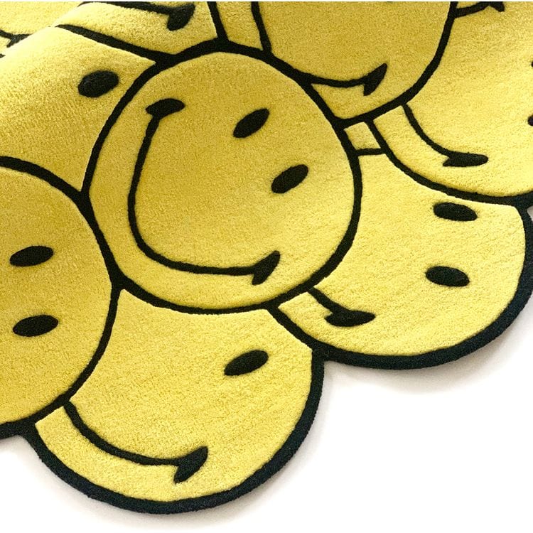 Smiley Bunch Rug - Yellow - Image 3