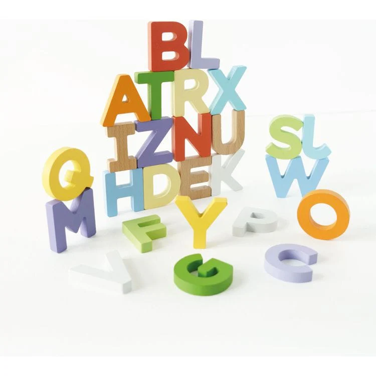 Wooden Alphabet Set & Bag - 60 Letters - Image 4